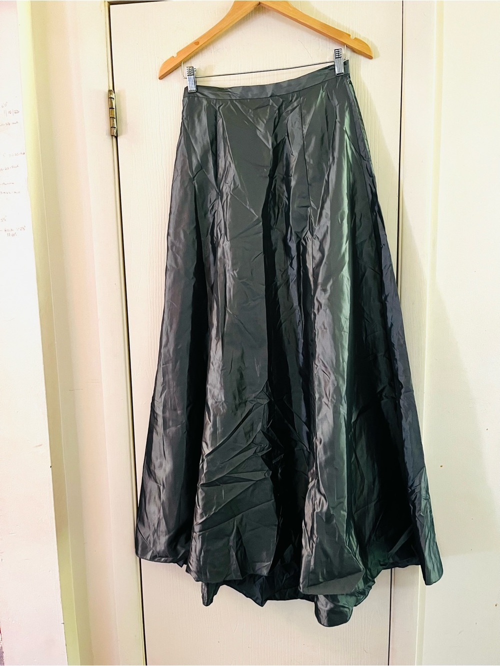 VTG Y2K Express Taffeta Whimsigoth Fairy Ethereal Satin Party Wedding Maxi Skirt